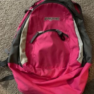 Jansport pink backpack